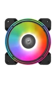 ALSEYE H4.0 120MM TEKLİ RGB KASA FANI SİYAH RENK - 4