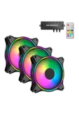 GamePower Air Turbine 3in1 A-rgb Rgb Fan Set Kit 3x120mm Sessiz Kasa Fanı - 1