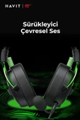 Havit t Gamenote H2002E Çıkarılabilir Mikrofonlu Gaming Oyuncu Kulaklığı - 3.5mm - 5