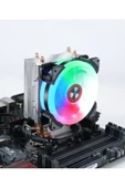 GAMETECH Freezer Hd1.0 Rainbow Fanlı Bakır Borulu Performans Serisi Kule Tipi Işlemci Fanı - 4