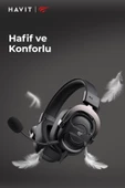 Havit Gamenote H2002E Çıkarılabilir Mikrofonlu Gaming Oyuncu Kulaklığı - 3.5mm - 4