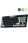 GamePower Eva 5 60m Mekanik Blue Switch Türkçe Q 88 Tuş Usb Gaming Klavye - 3 Yıl Garantili - 7