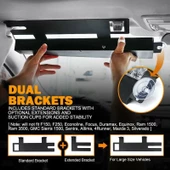 Çakar lamba vantuzlu 2'li set 12-30v kırmızı-mavi / LAPA542 thumbnail 3