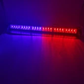 Çakar lamba 70cm 12-30v vantuzlu 24 ledli kırmızı-mavi / LAPA541 thumbnail 4