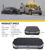 38 fonksiyonlu tepe lambası sarı-sarı 12-24v / LAIK539-1 thumbnail 4