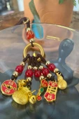 Telefon Kılıf Süsü Feng Shui Kabak Bereket Şans Mutluluk Ejderha Çin Paralı Feng Sui Pagoda Anahtarlık - 4