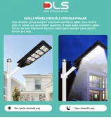 SLR-LD200 200 Solar DLS Güneş Enerjili  Bahçe Çevre  Lambası - 3