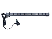 17 fonksiyonlu çakar lamba 57,8cm kırmızı-mavi 12-30v / LAPA199-2 - 1