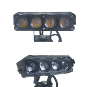 Offroad sis lambası set sarı beyaz - mavi gündüz ledli çakarlı 12.6 x 5 x 3.5 cm 12-60v /  LASS370 - 2