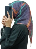 AKER İPEK KREP SATEN EŞARP 8922701 - 1