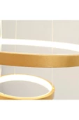 Gold / Asli / 80-60-40-30 cm / 3 Renk Işık / Sarkıt Avize / 3 Yıl - 2