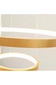 Gold / Beta / 50-40-30 cm / 3 Renk Işık / Sarkıt Avize / 3 Yıl Ga - 2