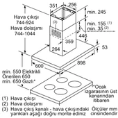 BOSCH DIB97IM50 INOX ADA TIPI DAVLUMBAZ thumbnail 7