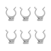 (6 Adet) Mobilya Baza Ayakkabılık Dolap Mutfak Tezgah Gardrop Vestiyer Ayak Bacak Boru Tutucu Toka Klips thumbnail 4