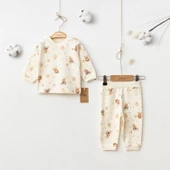 Ciccim Baby Ayıcık Desen Pijama Takımı 5034 - 1