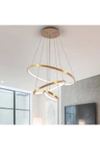 Gold / Oxygen / 80-60-40 cm / 3 Renk Işık / Sarkıt Avize - 4