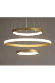 Gold / Platform / 60-50-30 cm / 3 Renk Işık / Sarkıt Avize / 3 Yı - 3