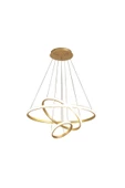 Gold / Render / 80-60-40 cm / 3 Renk Işık / Sarkıt Avize / 3 Yıl - 2