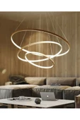Gold / Toronto / 60-50-30 cm / 3 Renk Işık / Sarkıt Avize / 3 Yıl - 3