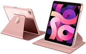 Apple iPad Pro 12.9 2020 (4.Nesil) Kılıf Pembe Zen Dönebilen Standlı Tablet Kılıf Kapak Orijinal Esnek Dayanıklı Darbe Karşıtı Koruyucu Yeni Nesil Tasarım - 2