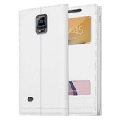 Samsung Galaxy Note 4 Uyumlu Pencereli Kapaklı Magnum Kılıf thumbnail 7