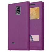 Samsung Galaxy Note 4 Uyumlu Pencereli Kapaklı Magnum Kılıf thumbnail 2