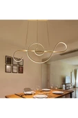 Melodi / Sarkıt Avize / 100 cm / Antrasit Gövde / 3 Renk Işık - 1