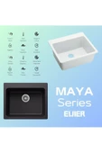 EVIER Granit Evye Maya Series White (Beyaz) - 4