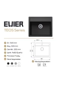 EVIER Granit Evye Teos Series Grey (Gri) - 4