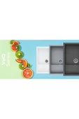 Evıer Granit Evye Voq Series Antrasite (Antrasit) - 2