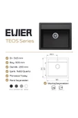 Evıer Granit Evye Teos Series Black (Siyah) - 4