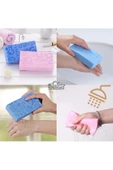 Bebek Ve Yetişkin Doğal Kore Banyo Kesesi Ve Süngeri, Banyo Lifi, Doğal, Yumuşak Kese 2 Adet - 1