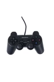 Titreşimli Dualshock Usb Kablolu Joystick Oyun Kolu Konsolu Pc Bilgisayar Gamepad - 1
