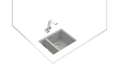 Teka Square 560 Tg Stone Grey Granit Eviye - 2