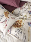 Cotton Box Tek Kişilik Nevresim Takımı Flos Bordo thumbnail 2