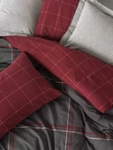 Cotton Box Warm Flanel Tek Kişilik Nevresim Takımı Sento Gri - 2