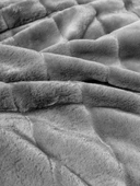 Cotton Box Trim Çift Kişilik Kürk Battaniyeli Nevresim Takımı Suave Antrasit thumbnail 2