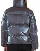 Calvin Klein Iridescent Stand Collar Kadın Puffer Mont - 3