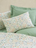 Cotton Box Petite Tek Kişilik Lastikli Çarşaflı Nevresim Takımı Lola Yeşil - 2