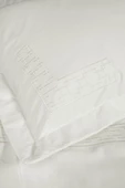 Cotton Box Nakışlı Saten Çift Kişilik Nevresim Takımı Luxe Ekru - 3