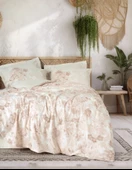 Cotton Box Dual Çift Kişilik Nevresim Takımı Vestige Bej thumbnail 1