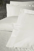Cotton Box Nakışlı Saten Çift Kişilik Nevresim Takımı Luxe Ekru - 2