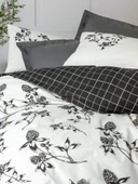 Cotton Box Balance Ranforce Çift Kişilik Nevresim Takımı Ohia Antrasit - 2