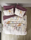 Cotton Box Çift Kişilik Complete Set Flos Bordo - 1