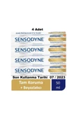 SENSODYNE SENSODYNE Tam Koruma Ve Beyazlatıcı Hassas Dişler Için 50ml - 4 Adet - 1