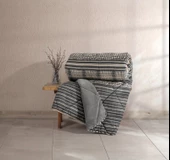 Cotton Box Velvet Çift Kişilik Yorgan Timbre Antrasit 195x215 cm - 1