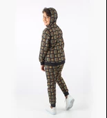 Triliya Dijital Baskılı Kapşonlu Mevsimlik Eşofman Takımı – Lüks Tasarım, 4-12 Yaş - 3