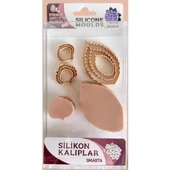 Smarta Silikon Kalıp  - Ortanca Hydrangea Leaves Cutter Set - 1