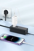 Hoco AC9A 1.5M Talent 2 Adet USB 1 Adet Type-C 1 Adet Priz PD30W Şarj Aleti - 11
