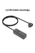 Hoco AC9A 1.5M Talent 2 Adet USB 1 Adet Type-C 1 Adet Priz PD30W Şarj Aleti - 4